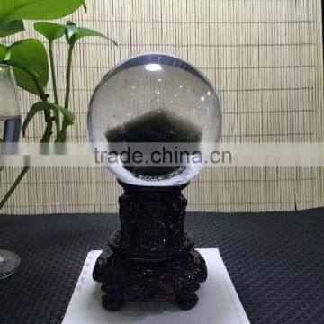 Wholesale Natural Green Ghost Phantom Crystal Sphere/ball