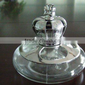 crown car air freshener glass bottle