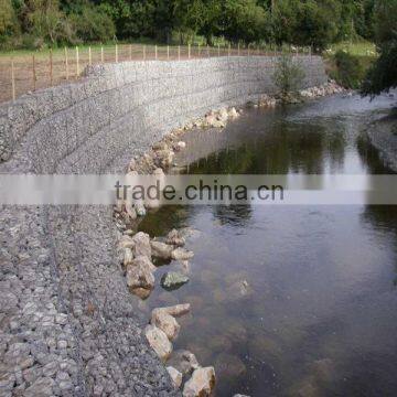 zinc coated gabion box/galvanized gabion wire mesh/gabion basket suppliers (ISO9001-2008 certified,low price)