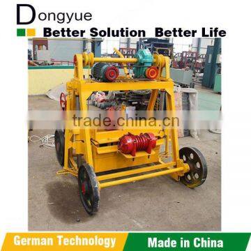 20 years experience Dongyue factory mobile cement block making machine QT40-3B