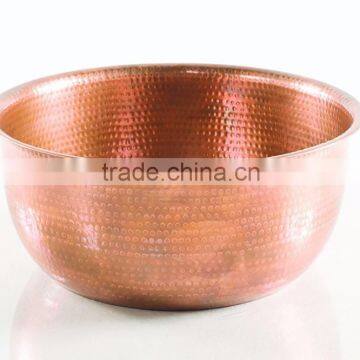 Copper Pedicure Bowl - Hand Hammered