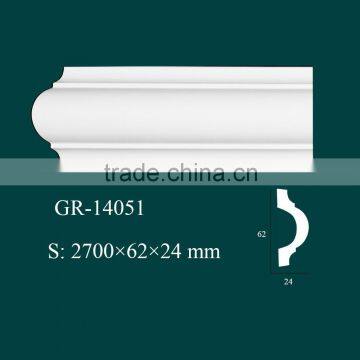 Modern Construction High Density Waterproof PU Crown Molding