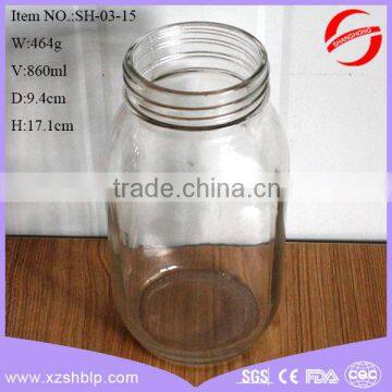 860ml regular mouth glass jar for honey,honey glass jars wholesale