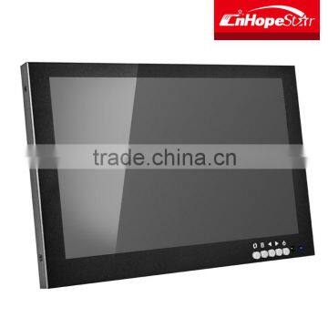 Optional built-in battery 10 inch pc monitor for bus