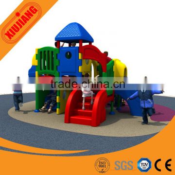 CE approved small size plastic backyard playground for kids