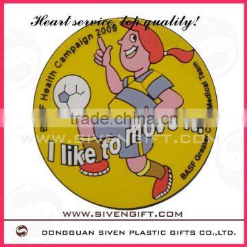 OEM Eco-friendly Soft Pvc Coaster Sports Woman