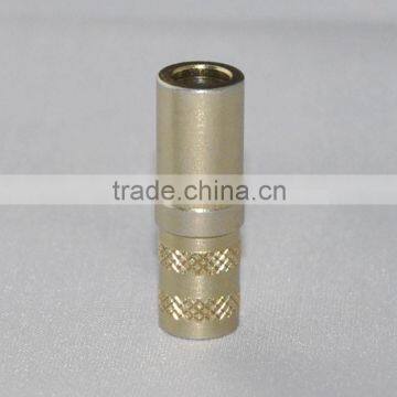 Stainless steel yellow Zinc plated cnc parts for Auto ignition part