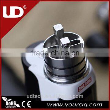 ud Youde Stainless Steel and Black e Cigarette Vaporizer ANZU RDA With Bigger Post Hole for Wholesales photo-3