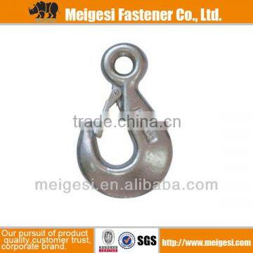 Supply Din689 hook steel zinc plated good quality Italian type lift hook