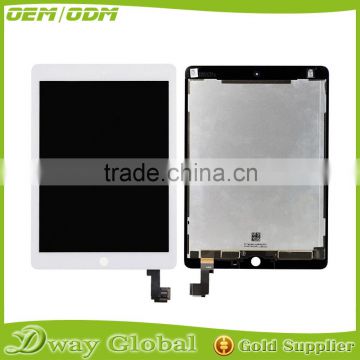 Original New For Ipad Air 2 2nd ipad 6 A1567 A1566 LCD Display Touch Screen Digitizer Glass Lens Assembly Replacement