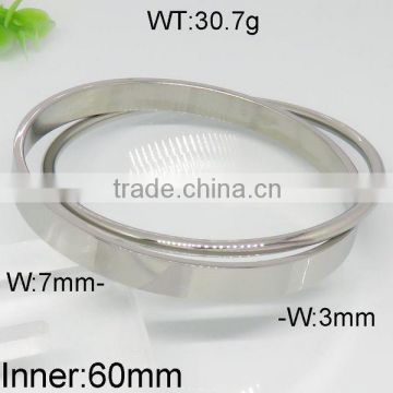 Wholesale 2016 hot selling silver color bangle