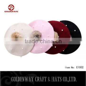 Pretty Beret Cap Winter Hats for Sale photo-2