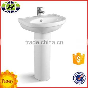 ceramic sanitary ware bathroom wash basin with stand