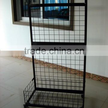 Wire display rack indoor multi-tiered display shelf supermarket promotional rack for bread and beverage