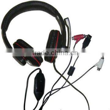 Stereo headphone for ps3/xbox360/PC/wii