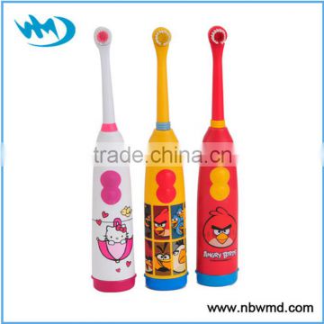 High Quality Electric Toothbrush Waterproof Revolving Toothbrush with 3 Brush Heads for Kids Dental Care