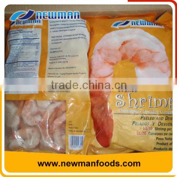 Processed vacuum packaging frozen shrimp factory price wholesale shrimp