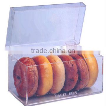 clear acrylic hinged box with lid