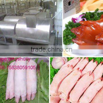 best selling pig feet dehair machine 0086-15838059105