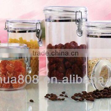 Acrylic airtight food jars