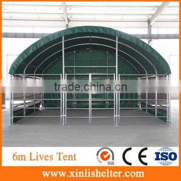 waterproof PVC fabric horse shelter /cattle tent/animal shelter