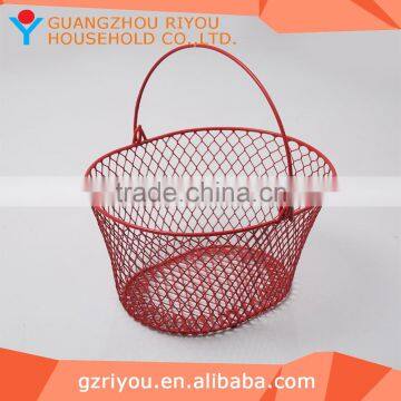 2016 Customized Cheap Wire Egg Collection Basket