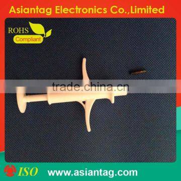 RFID Syringe with RFID animal glass tag for Identification