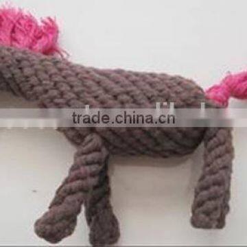 Handmade Lion Shaped Rope Toy Pet Cotton Rope Toy photo-2