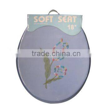 18" Adult Soft Embroidery Toilet Seat(C56013)