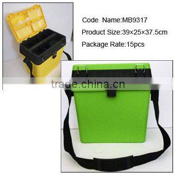 39*25*37.5cm PP material plastic fishing tackle box