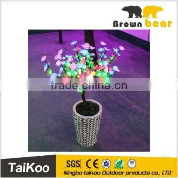 decorative bonsai color changing christmas tree