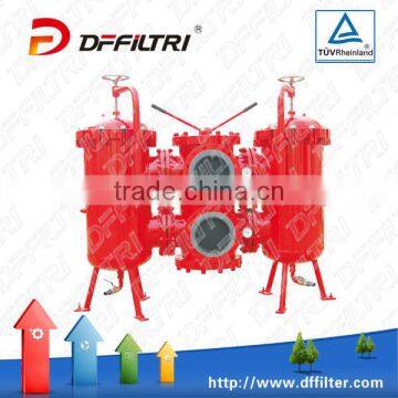 Dependable Performance SDRLF Return Oil Pressure Hydraulic Duplex Strainer for Continuous Filtration