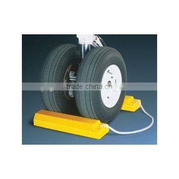 Military aircraft wheel chocks