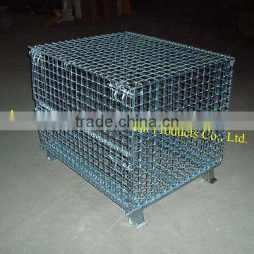 Heavy Industrial Steel collapsibe wire mesh container