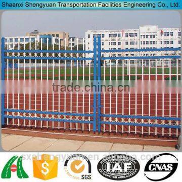 PVC coated metal yard gates fence gate for sale