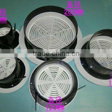 ABS Round Ceiling Adjustable Diffuser With Connector photo-3