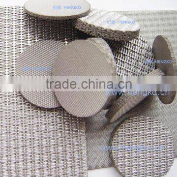 Sintered Stainless Steel Perforated Metal Mesh Filter Disc photo-6