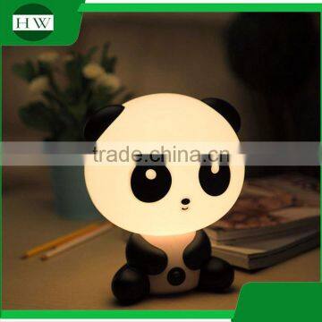 Plastic Decorative Cartoon Panada Eye Protection Rechargeable Led Study Reading Desk Table Night Light Lamp photo-3