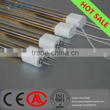 high temperature quartz tube for Powder coat curing