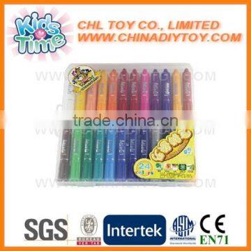 Recyclable Colorful Gel Crayon, Promotional Easily Clean up Non Toxic Silky Crayon, Wholesale Twisted Washable Crayon photo-2