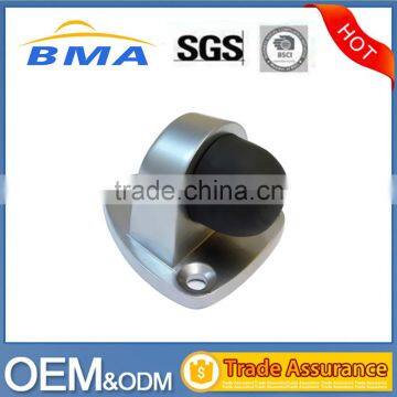 Floor Mounted Zinc Alloy Magnetic Door Stop Chrome