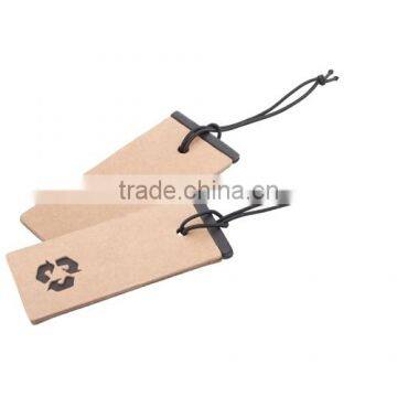 Hot recycled paper luggage tag