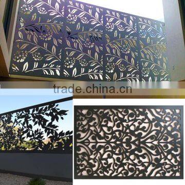 Garden Decoration Cast Vintage Design Art Aluminum Garden Fence Panels