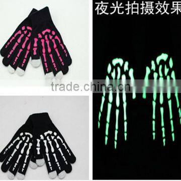 Light green bright color unisex best useful gloves touch screen,glove light