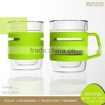 Custom Unbreakable Cappuccino 150ml Glass Cup photo-6