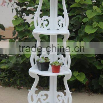 home decor wooden flower shelf, wooden shelf,Storage Rack