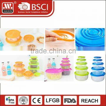 Wholesale transparent and stackable PP plastic food container for home appliance