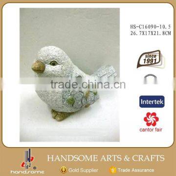 12 Inch Garden Ornament Fiberglass Bird Animal Statues Life Size photo-2