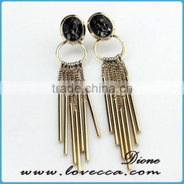 retro drop earrings	,European and American high-grade earring design