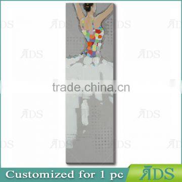 Impressionist Abstract Ballet Dancer Oil Painting photo-2